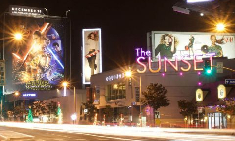 Câu chuyện thú vị đằng sau đại lộ quảng cáo ngoài trời Sunset Strip Hollywood